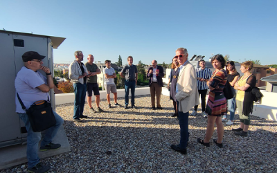 imagen MWCC present at the presentation of the Passivhaus Institute plaque to the first sustainable shelter in Spain