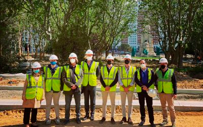 imagen Los alumnos ganadores de “Innovation week” de la Universidad San Pablo CEU visitan el proyecto “Reforma Plaza España” (Madrid)