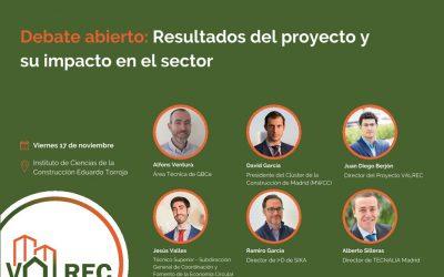 imagen MWCC participates in the presentation of results of the VALREC project